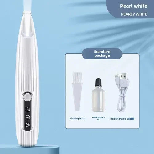 FanzyMarket cordless dog grooming clippers with 18mm wide blade, LED light, LCD display, low-noise rechargeable pet paw trimmer.