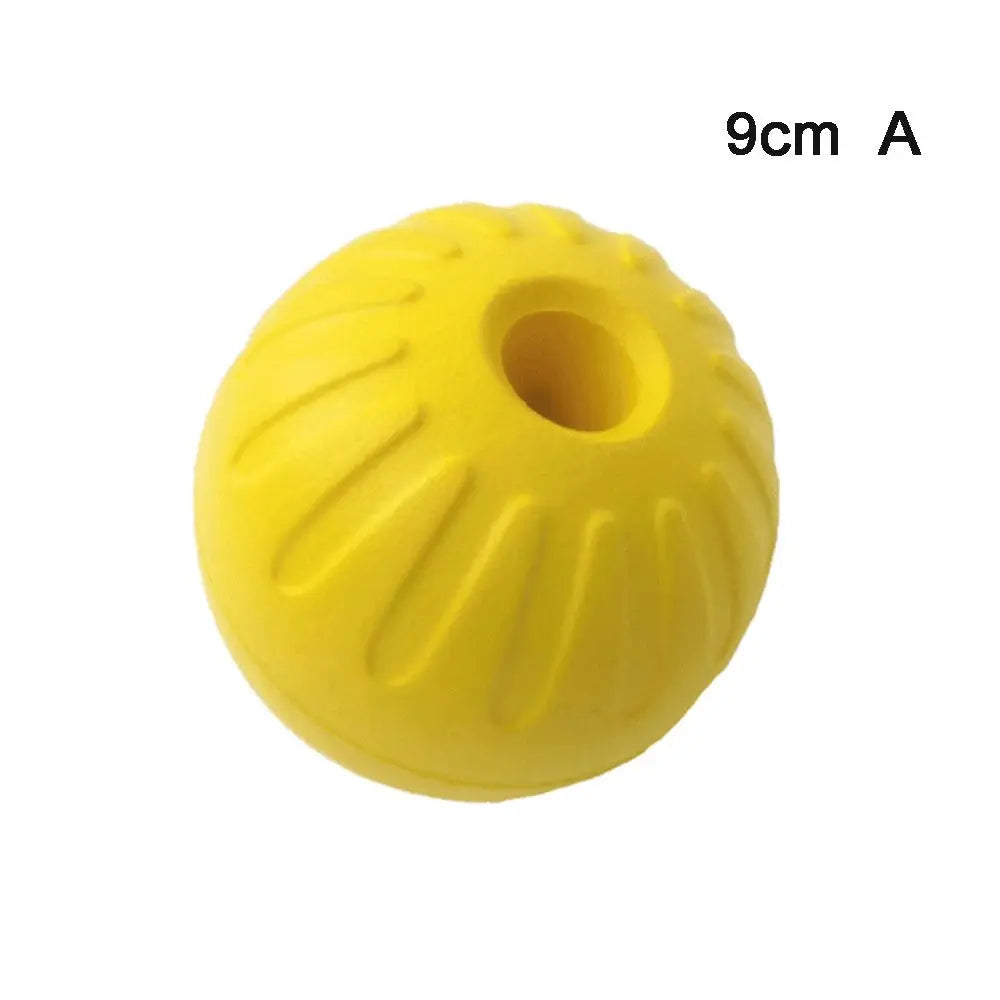 FanzyMarket indestructible EVA dog and cat chew ball, 7cm and 9cm fetch training toy for pets, durable pet supplies and toys.