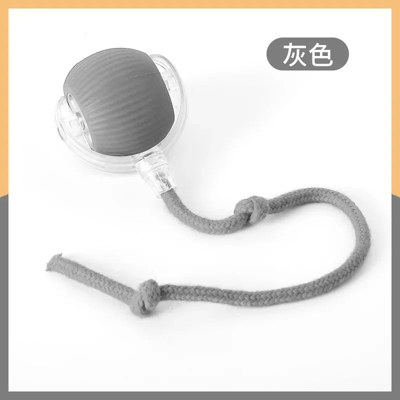 Rechargeable self-moving rolling ball cat toy by FanzyMarket, interactive indoor pet toy for kittens and cats.