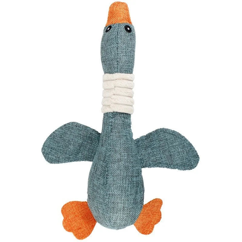 FanzyMarket plush catnip chew toy with squeaker, designed for kittens and adult cats to clean teeth and provide interactive fun.