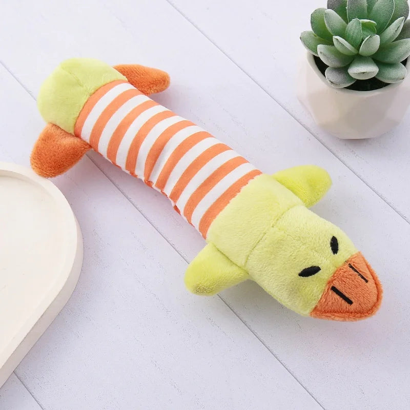 FanzyMarket interactive catnip plush chew toy for cats, featuring squeaker, designed for teeth cleaning and entertainment for kittens and cats.