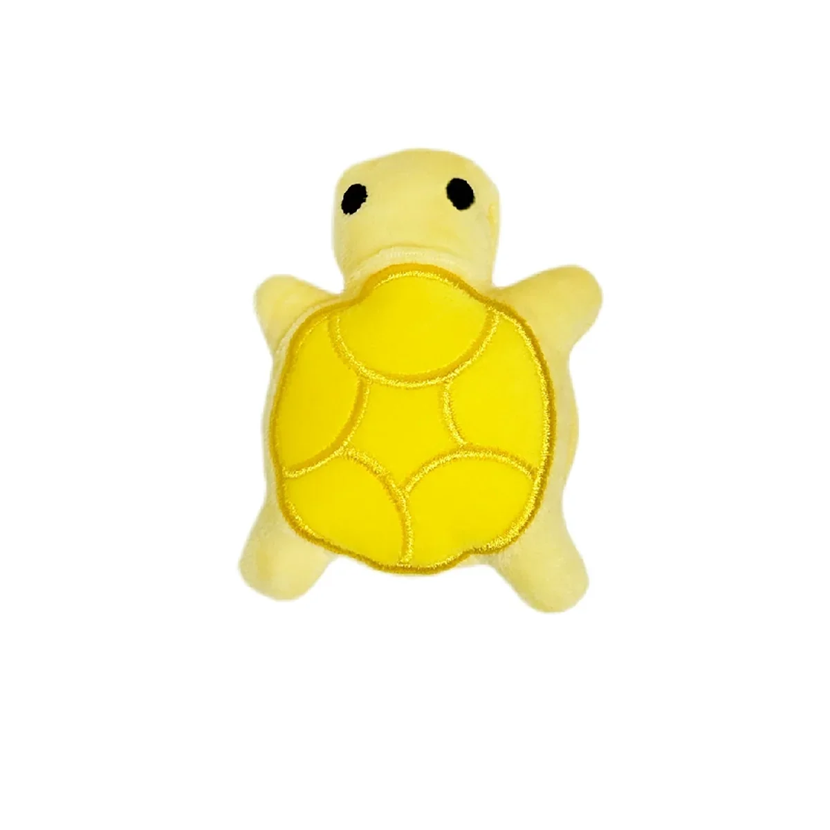Pink plush turtle dog toy for puppies, teething chew toy with bite-resistant fleece for dental health and interactive play.