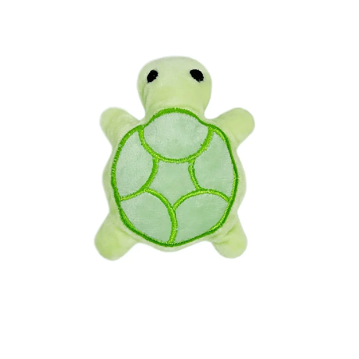 Pink plush turtle dog toy for puppies by FanzyMarket, teething chew toy with bite-resistant fleece for dental health and play.
