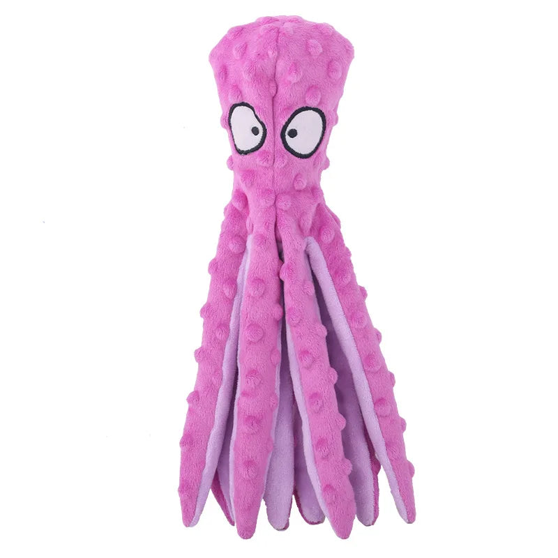 FanzyMarket plush dinosaur chew toy for dogs and cats, made of interactive fleece, perfect for small pets to chew and play.