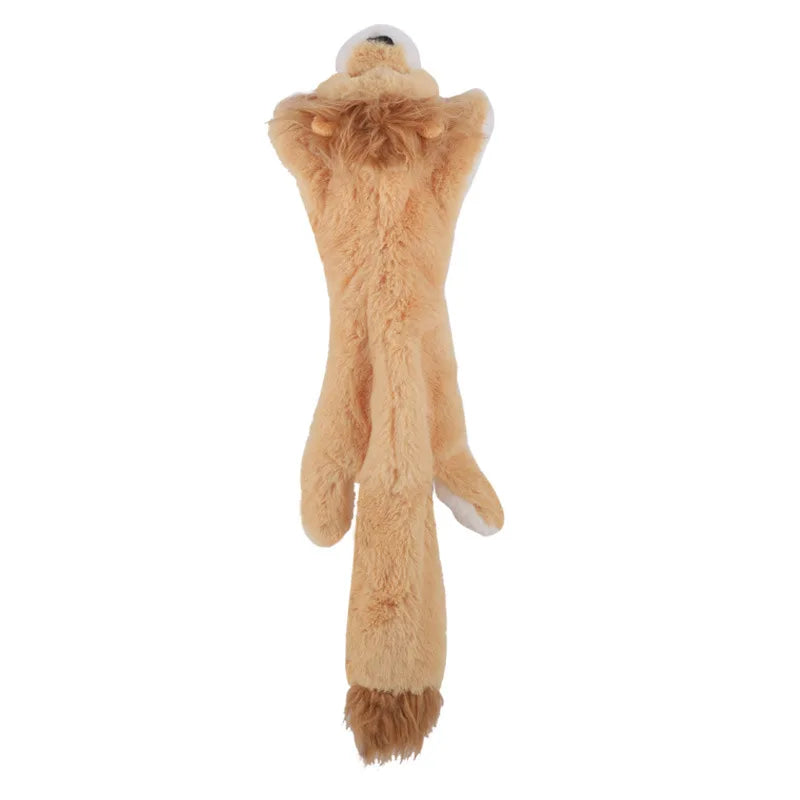 FanzyMarket plush dinosaur chew toy for dogs and cats, interactive fleece toy designed for small pets, soft and durable pet supplies