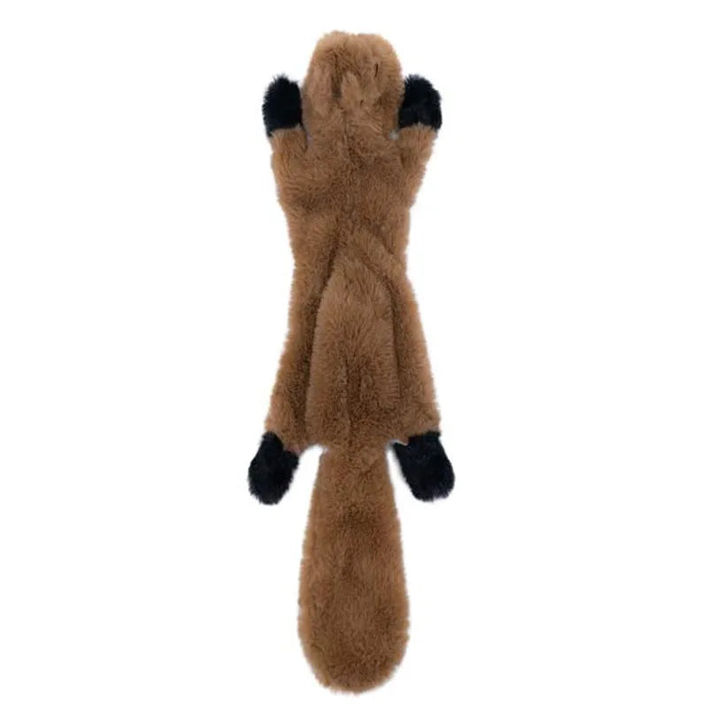 FanzyMarket plush dinosaur chew toy for dogs and cats, interactive fleece material, small size, suitable for pet play and chewing.