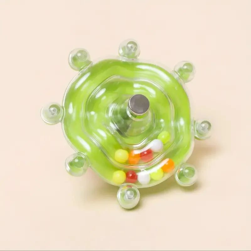 FanzyMarket interactive rotating treat dispenser for parrots, a pet toy that promotes mental stimulation and cage entertainment.