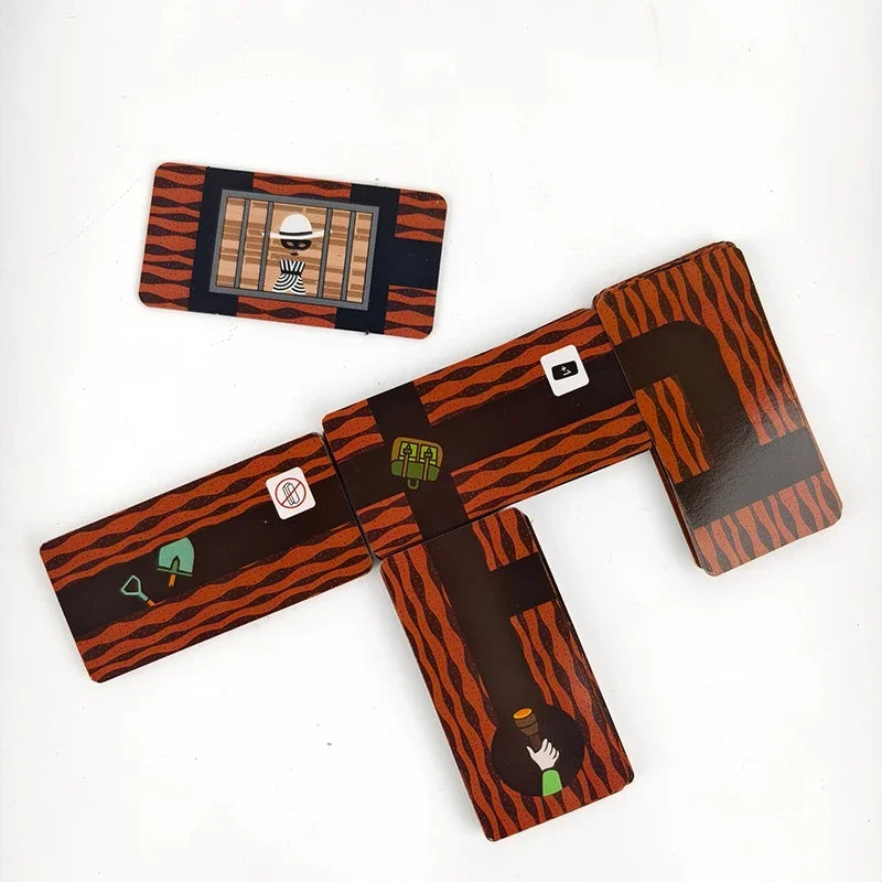 FanzyMarket Bandido Bandida family strategy card game for 1-4 players, featuring colorful cards and bilingual English instructions.