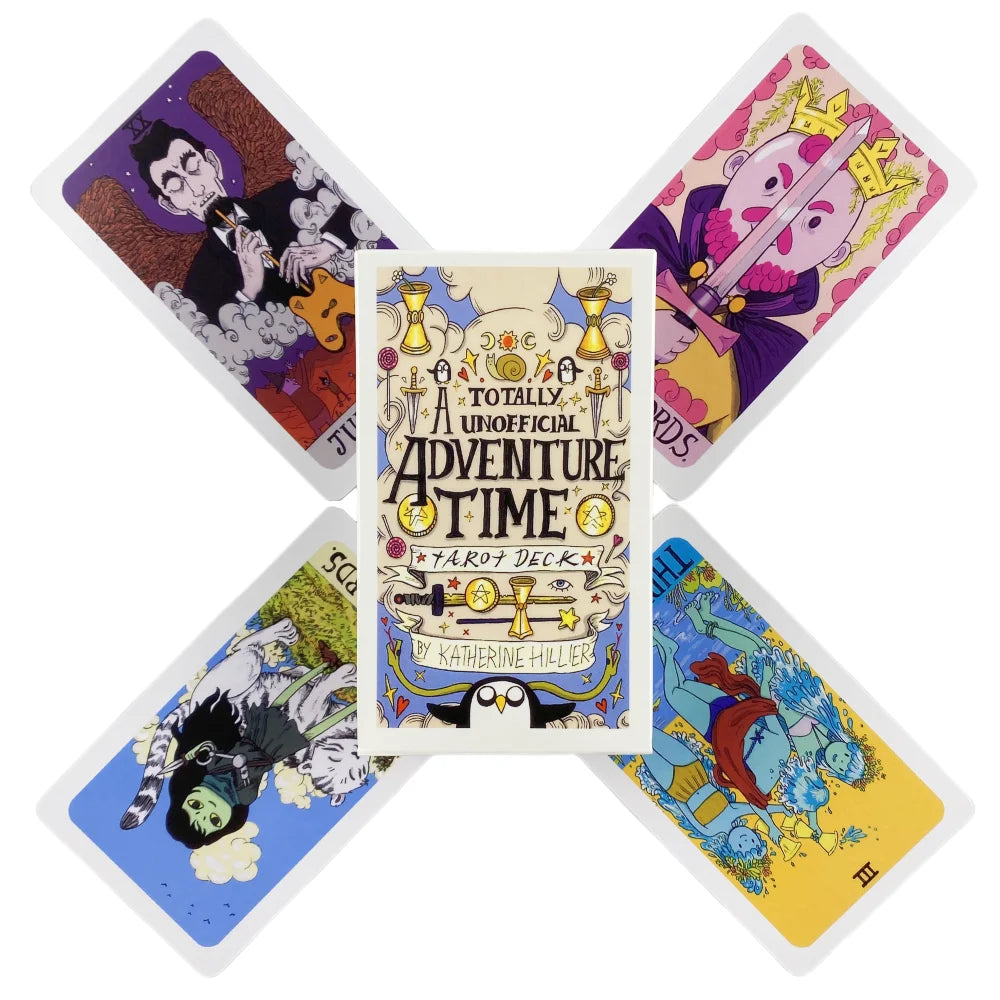 FanzyMarket 78-card Tarot Oracle Deck featuring English Visions for divination, readings, and card games.
