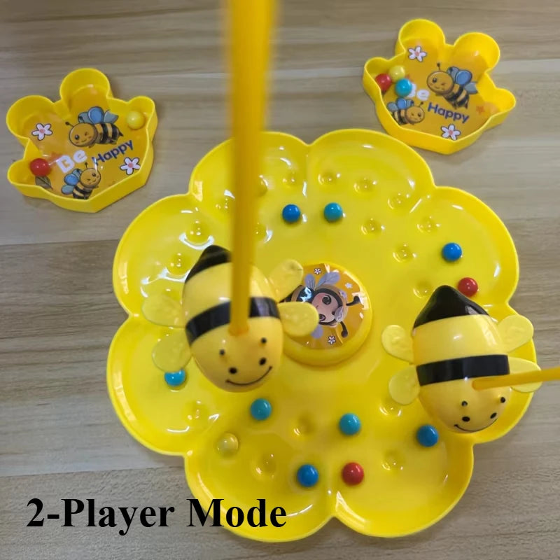 FanzyMarket Little Bumblebee kids' board game featuring fishing, puzzles, and interactive educational fun for four players.