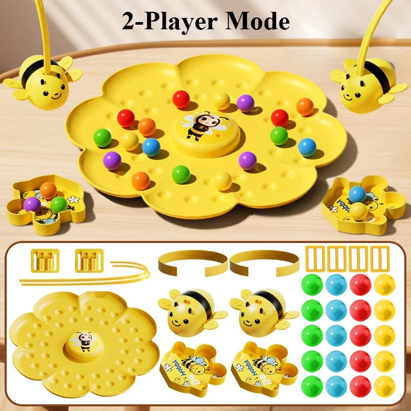 FanzyMarket Little Bumblebee kids' board game with puzzles and fishing activities, ideal for family fun and educational play.