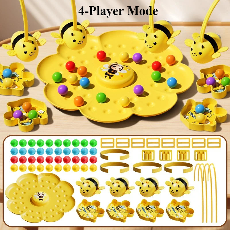FanzyMarket Little Bumblebee kids' board game with interactive puzzle and fishing game for family fun and educational play.