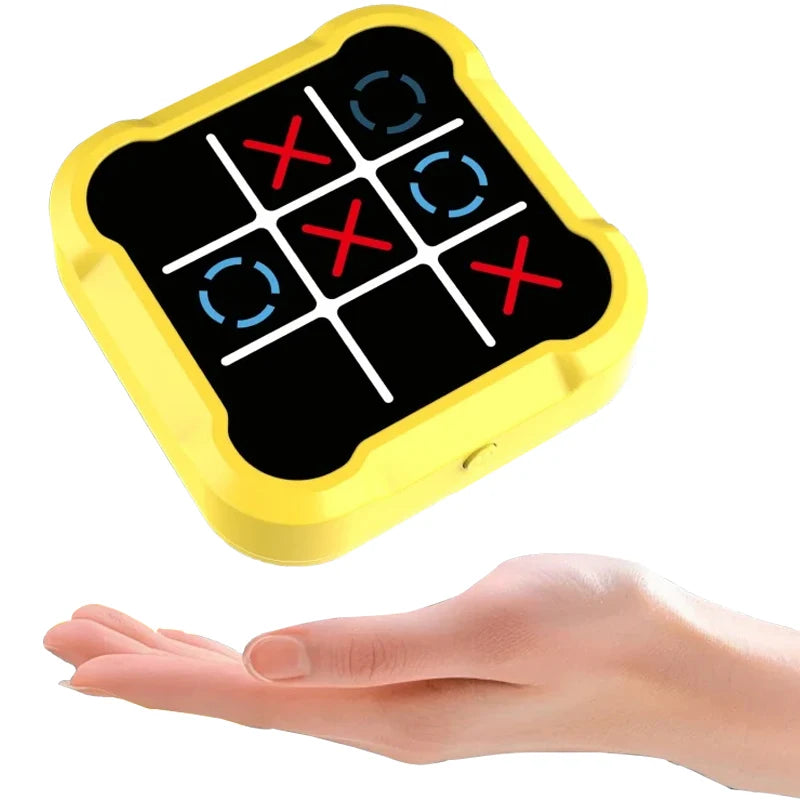 FanzyMarket portable electronic Tic Tac Toe game for kids, interactive strategy game for educational fun and parent-child play.