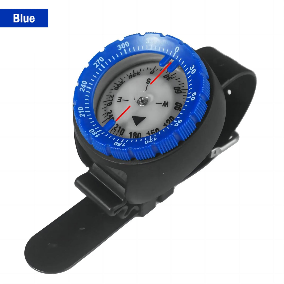 FanzyMarket digital underwater diving compass wristwatch, 50m waterproof, luminous display, ideal for scuba diving and outdoor adventures.