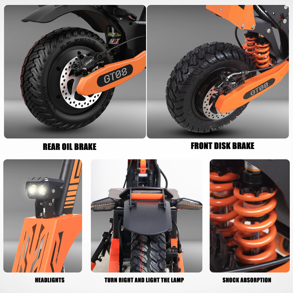 Yellow FanzyMarket 5600W dual motor electric scooter for adults with off-road tires, folding design, seat, and high-speed capabilities.