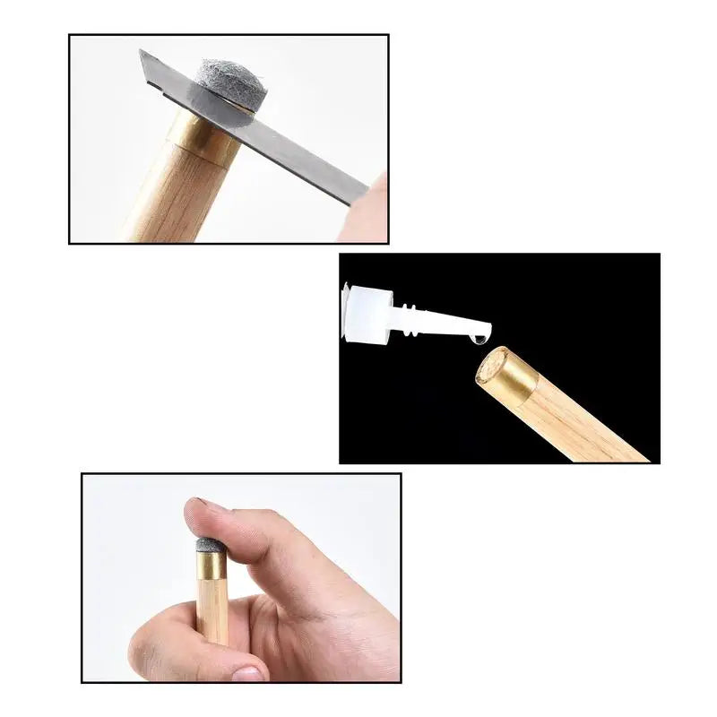 FanzyMarket pool cue tip glue for billiard cues, 10g, adhesive for repairing leather and wood cue tips, sports and entertainment product