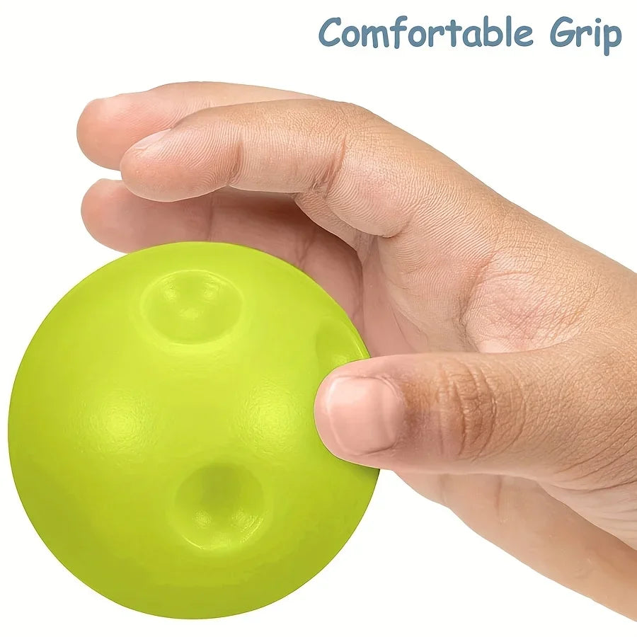 Mini bowling set with 10 plastic pins and 2 balls for kids, suitable for indoor and outdoor play, by FanzyMarket.