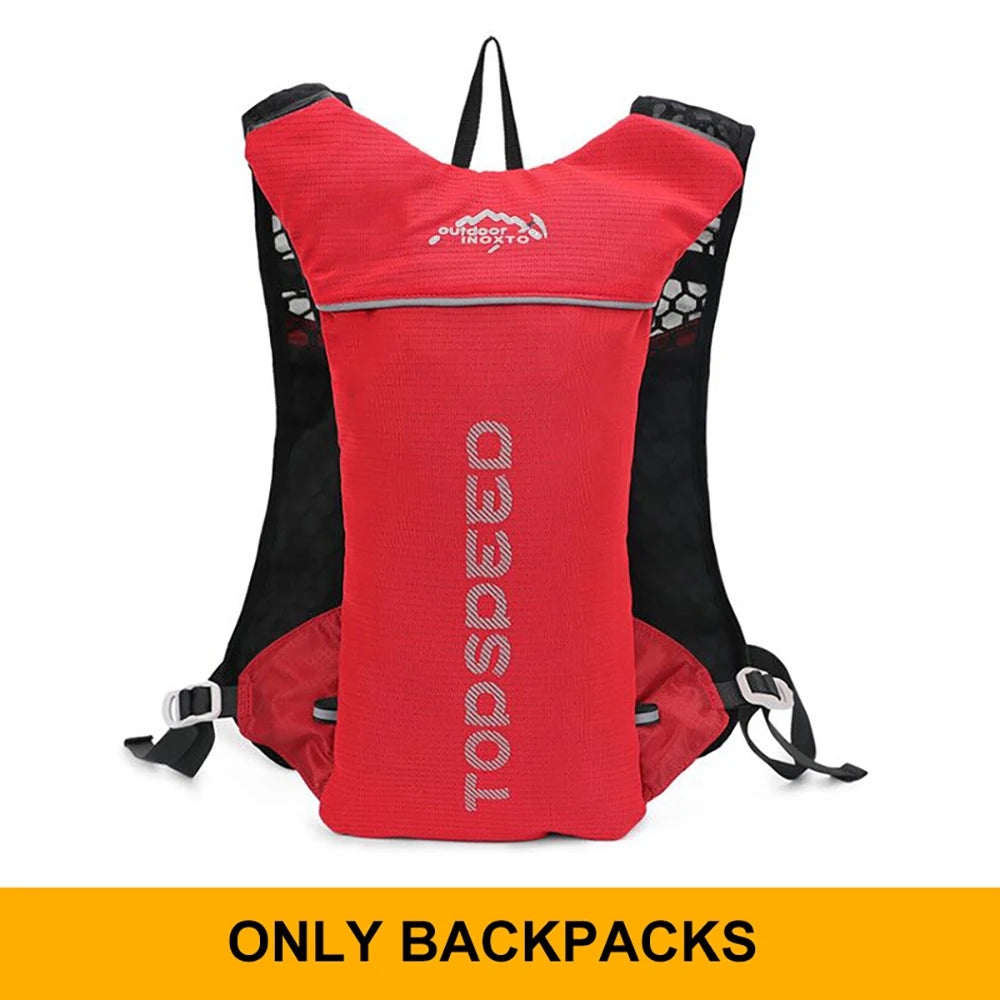 FanzyMarket 5L ultralight hydration running vest backpack with breathable design, suitable for trail running and marathon jogging, unisex.
