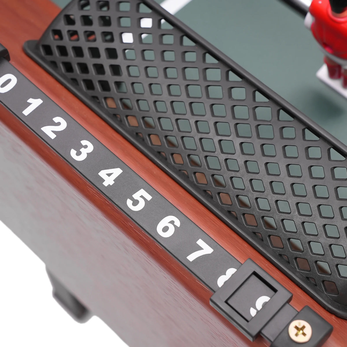 FanzyMarket black 8-rod foosball table with steel rods and counterbalanced players, measuring 120x61x81 cm, for home game room.