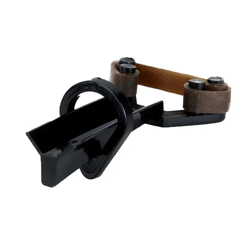 FanzyMarket pool cue tip clamp repair tool, plastic glue-on fastener for billiards and snooker, 90x45 mm size.