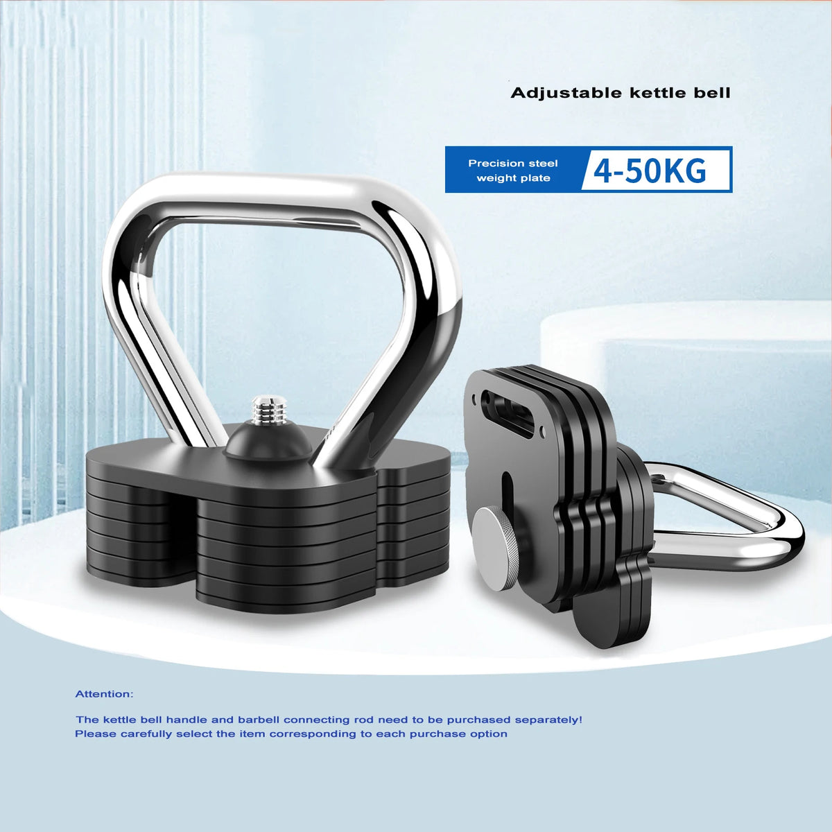FanzyMarket adjustable steel dumbbell set with 4kg to 102kg weight range and quick 2kg increments, pair of dumbbells on a workout bench.