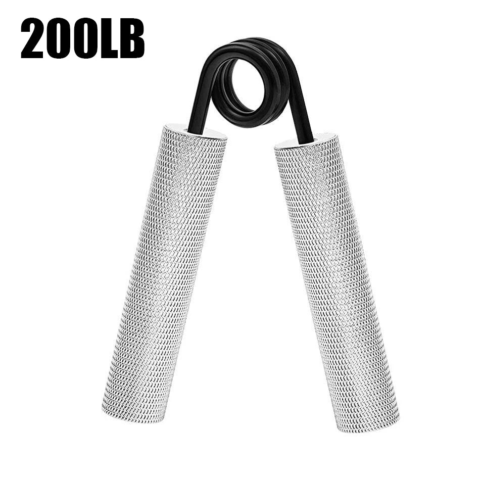 FanzyMarket heavy-duty metal hand gripper for grip strength, finger, wrist, and forearm rehabilitation in sports and fitness.