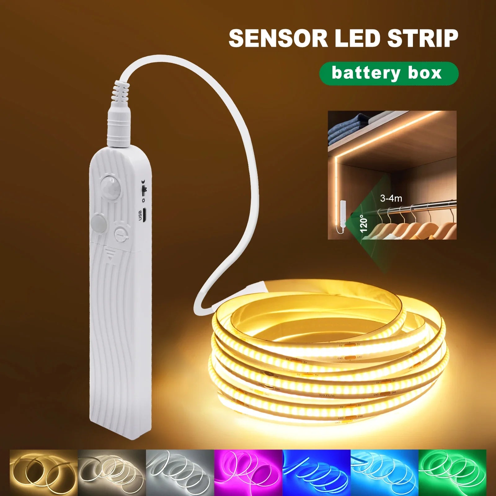 LED strips and smart lighting - RGB strip lights, motion sensors and app-controlled lighting at Fanzy Market