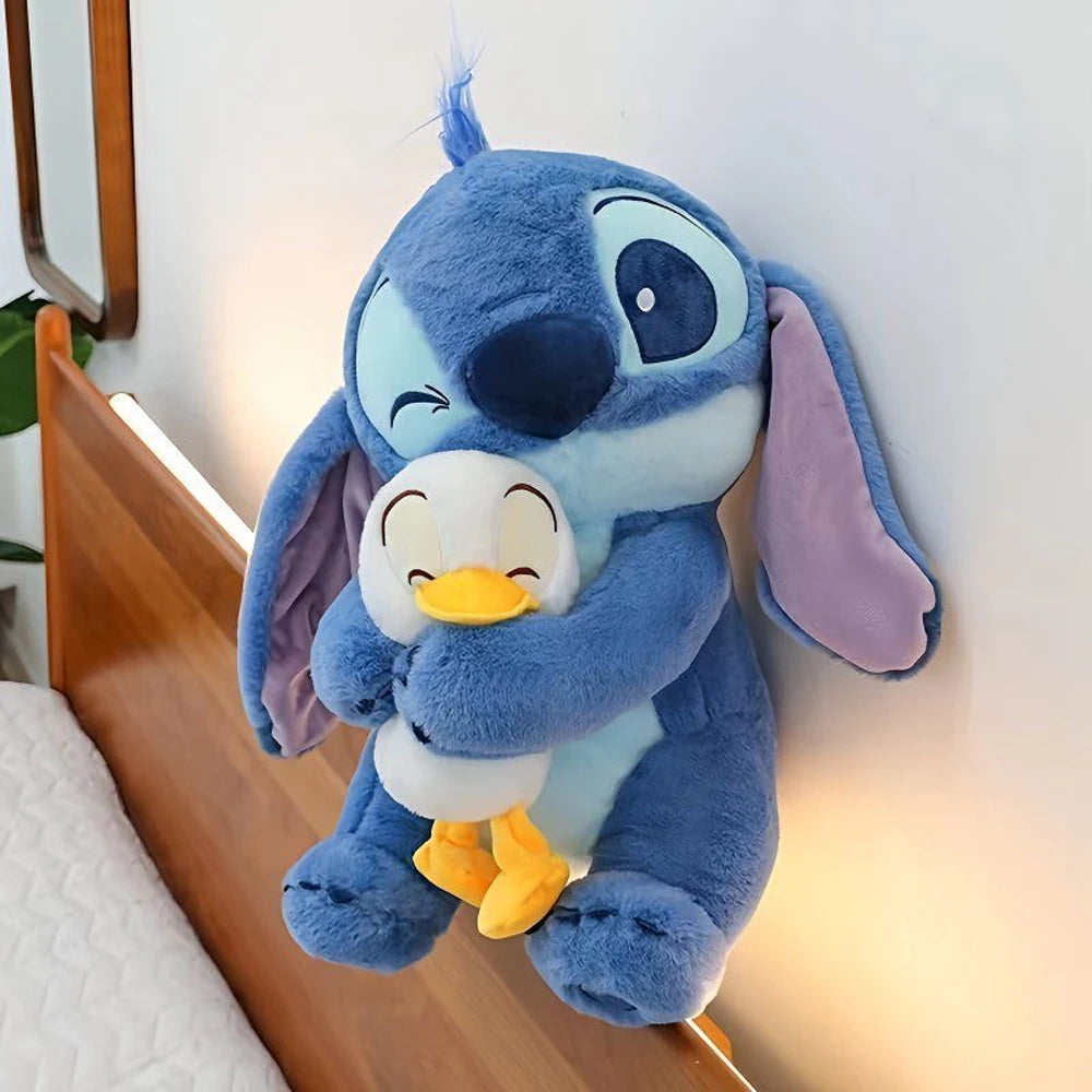 Stitch Lilo Duck Plush Toy - 12 in (30 cm) Soft Stuffed Animal, Kawaii Gift for Kids, Christmas & Birthday Decoration