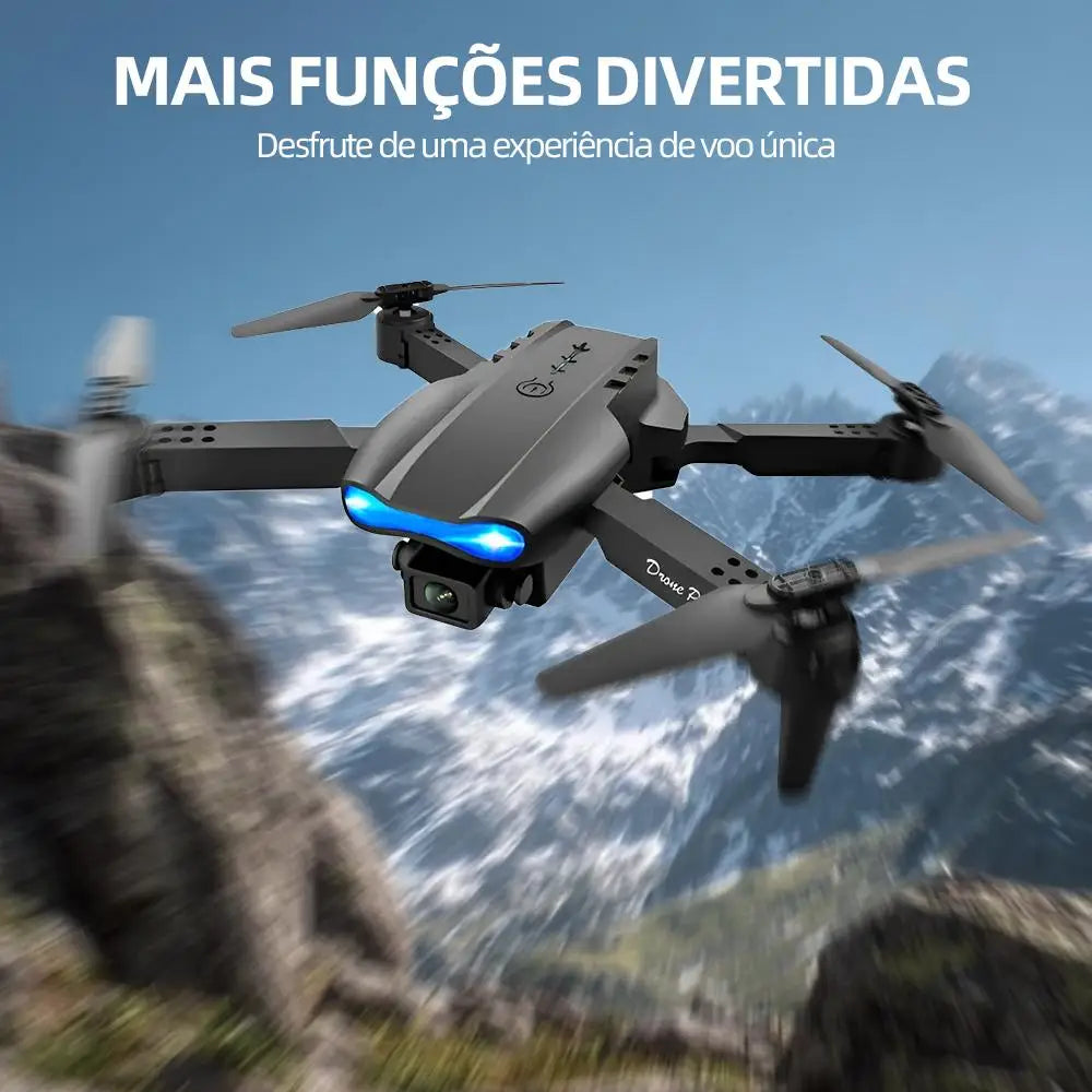 Foldable 4K Dual-Camera FPV Quadcopter Drone – WiFi Remote, 2.4GHz, 100m Range, Propeller Guards