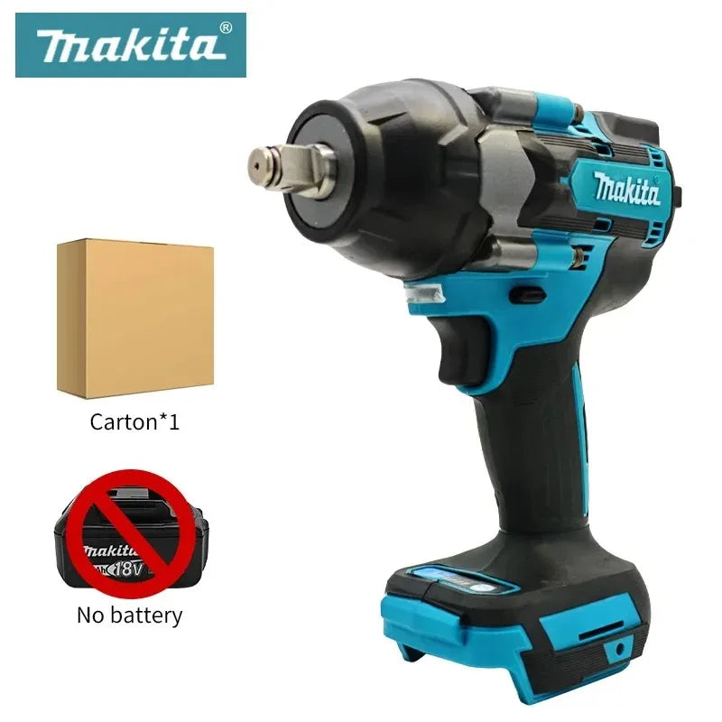 Cordless Impact Wrench 1000 Nm (738 ft-lb) Brushless 18V High Torque Electric Wrench for Auto Repair