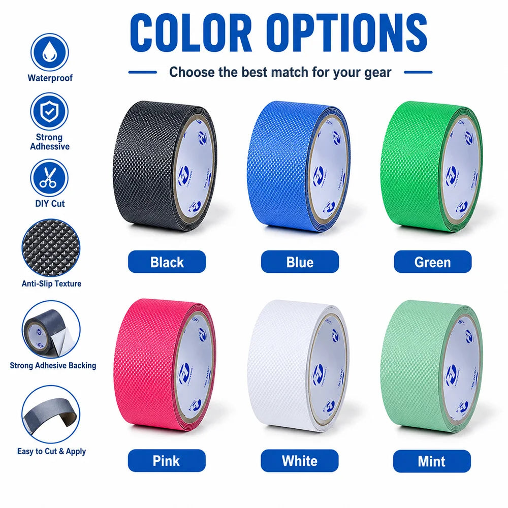 Anti-Slip Waterproof Tape – Self-Adhesive Non-Skid Diamond Grip Strips, 2 in (5 cm) x 9.8 ft (3 m) / 2 in (5 cm) x 32.8 ft (10 m) / 4 in (10 cm) x 9.8 ft (3 m)
