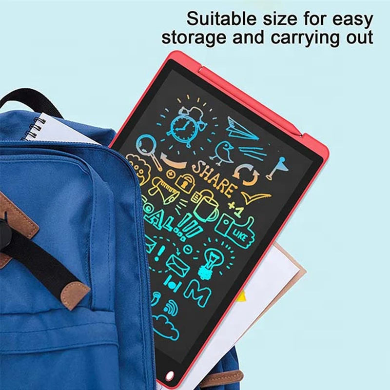 LCD Writing & Drawing Tablet 8.5 in (21.6 cm) / 12 in (30.5 cm) – Digital Graphic Tablet with Stylus for Kids, Students & Artists
