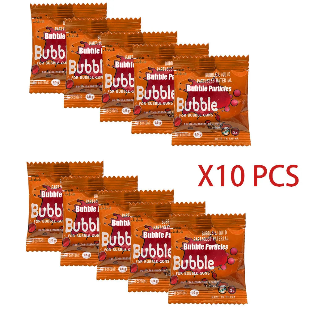 10-Hole Handheld Bubble Machine, Automatic Bubble Gun for Weddings, Parties & Outdoor Fun