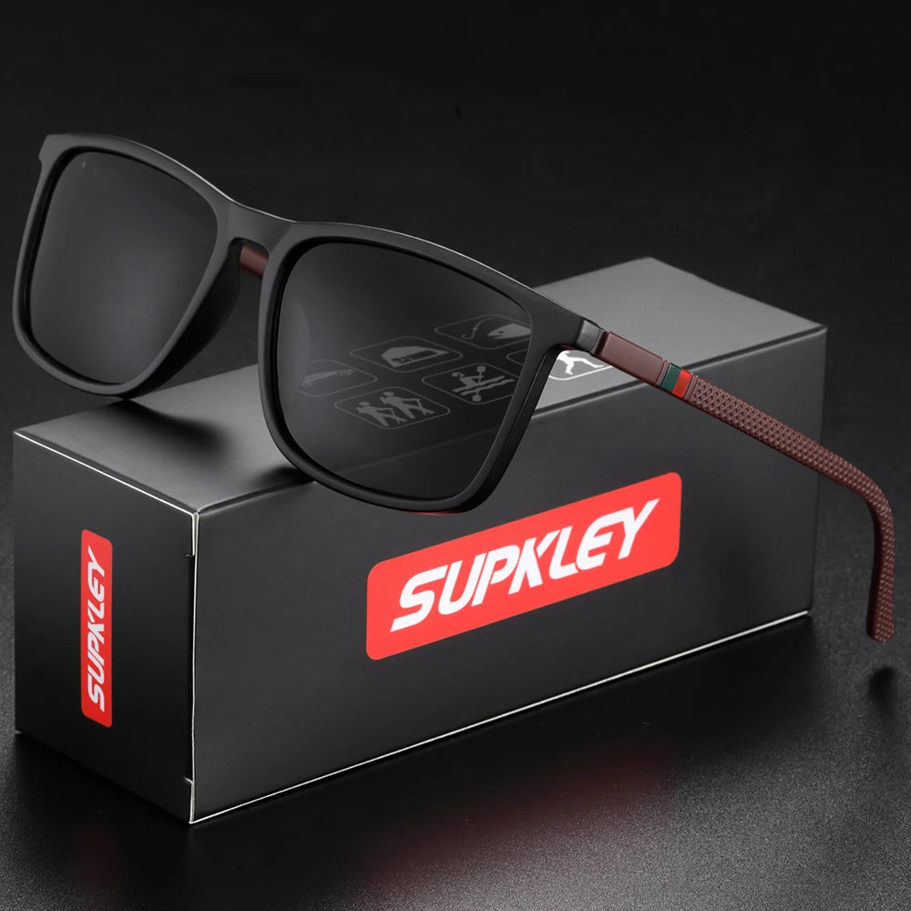 Polarized Sports Sunglasses for Men & Women - UV400 Anti-Glare Unisex Sport Eyewear