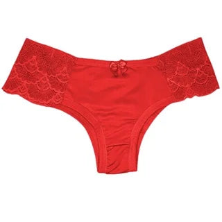 3-Pack Women's Microfiber Lace-Side Briefs - Comfortable Everyday Lingerie