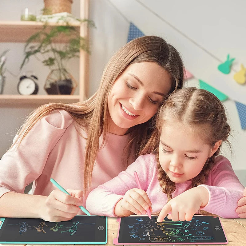 LCD Writing & Drawing Tablet 8.5 in (21.6 cm) / 12 in (30.5 cm) – Digital Graphic Tablet with Stylus for Kids, Students & Artists
