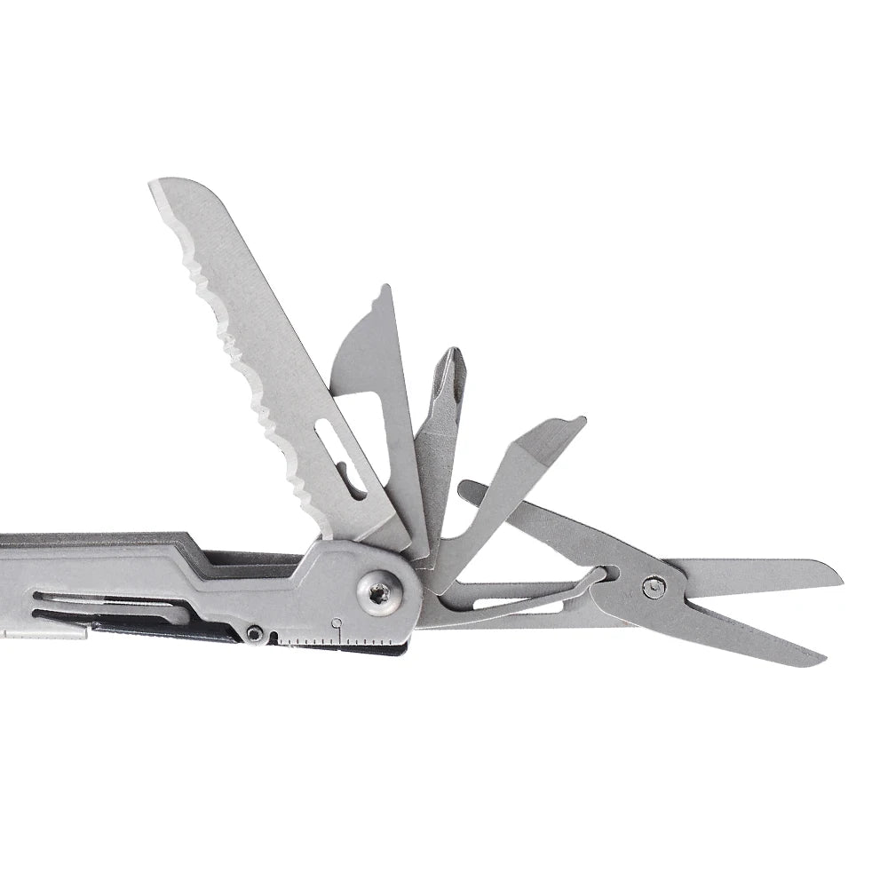 18-in-1 Pocket Tactical Multi-Tool with Folding Pliers & Knife - Compact EDC for Camping, Hiking & Survival