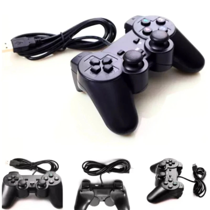 USB Controller for PC and Console – Joystick with Vibration, Cable 1.5–1.8 m (4.9–5.9 ft)