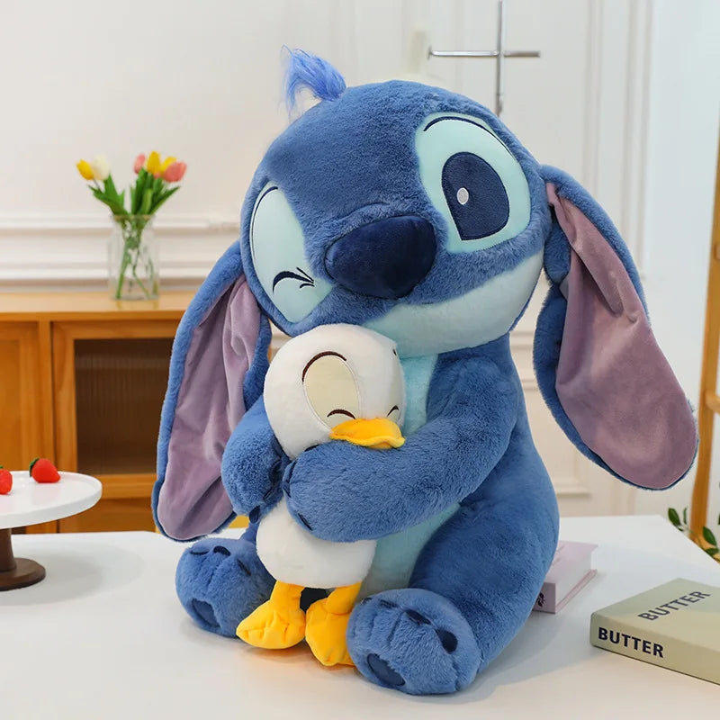 Stitch Lilo Duck Plush Toy - 12 in (30 cm) Soft Stuffed Animal, Kawaii Gift for Kids, Christmas & Birthday Decoration