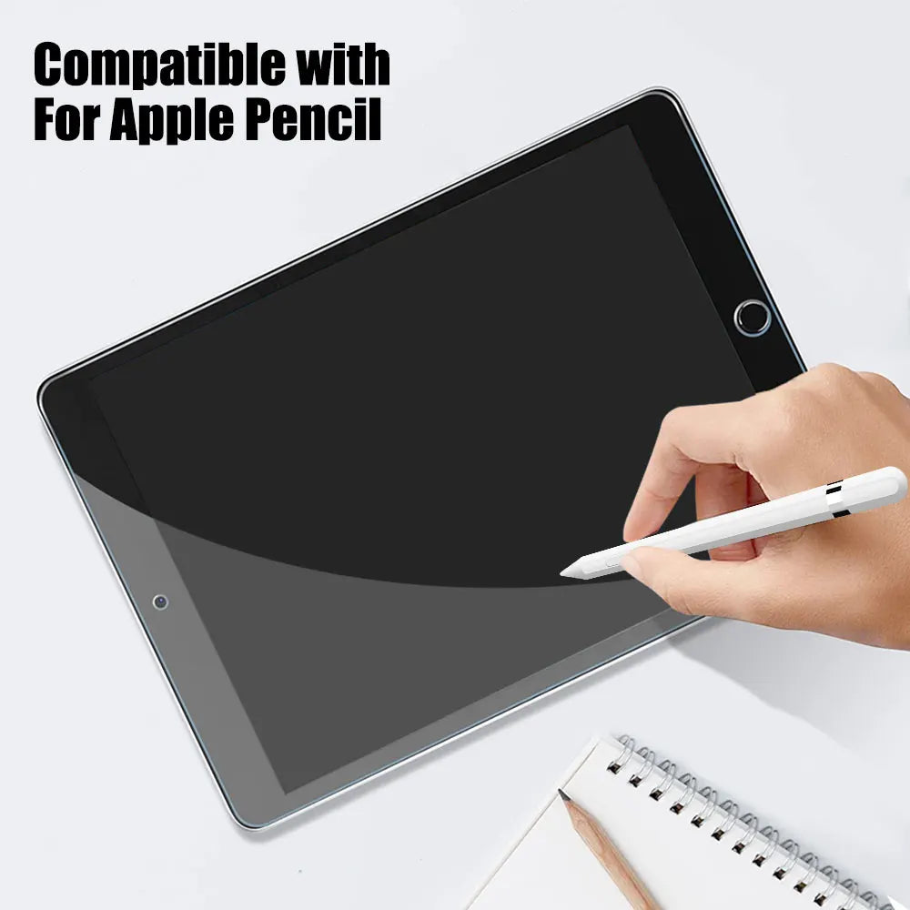 Tempered Glass Screen Protector for iPad — 9H Hardness, Anti-Fingerprint, Bubble-Free, Stylus Compatible — 1-Pack (Fits 11-inch, 10.9-inch, 10.2-inch, 9.7-inch, iPad Air & Mini)
