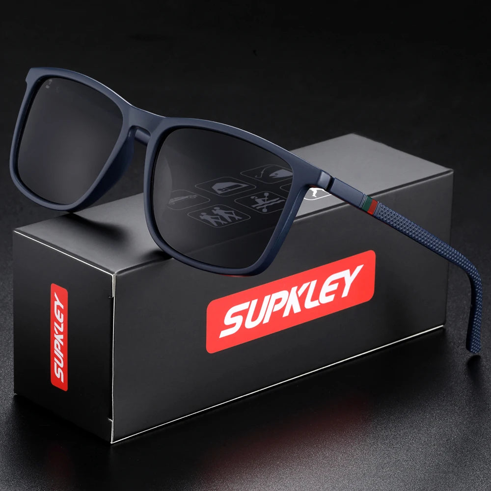 Polarized Sports Sunglasses for Men & Women - UV400 Anti-Glare Unisex Sport Eyewear