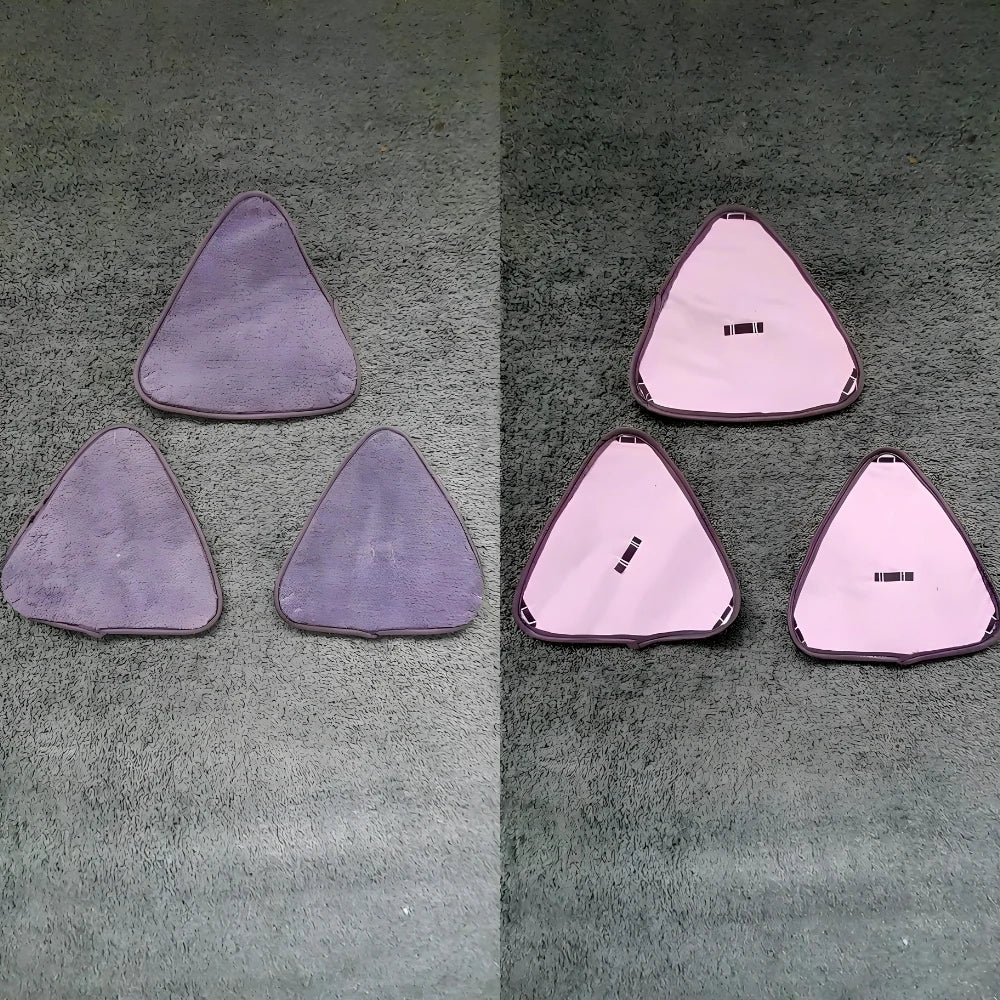 6-Pack Microfiber Refill Kit – Replacement Cloths for 360° Triangular Swivel Mop