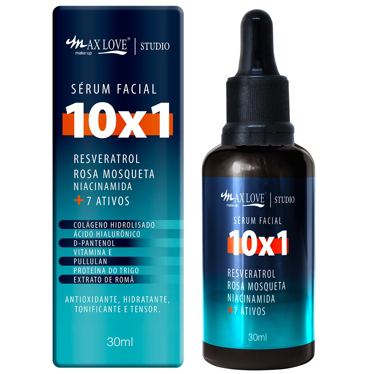10-in-1 Vitamin C Facial Serum - Brightening Hydrating Antioxidant Face Serum