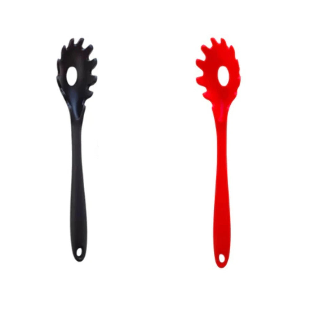 Black Silicone Cooking Spoon – Heat-Resistant BPA-Free Non-Stick Kitchen Utensil