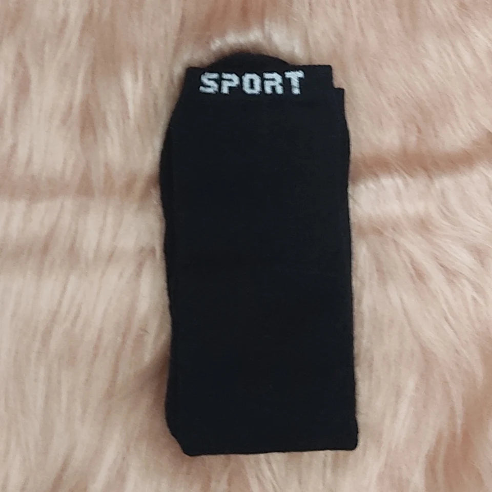 6-Pack Men's High-Crew Athletic Socks – Cotton Blend, EU 37–43
