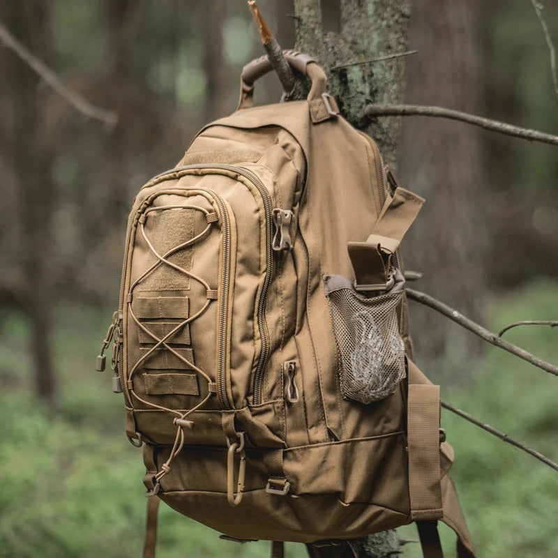 Expandable 40-65L Tactical Backpack – Military Molle Hiking & Camping Rucksack, Water-Resistant Travel Pack