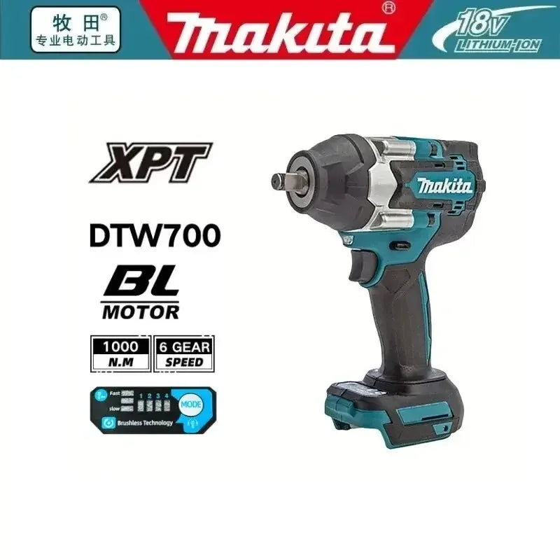 Cordless Impact Wrench 1000 Nm (738 ft-lb) Brushless 18V High Torque Electric Wrench for Auto Repair