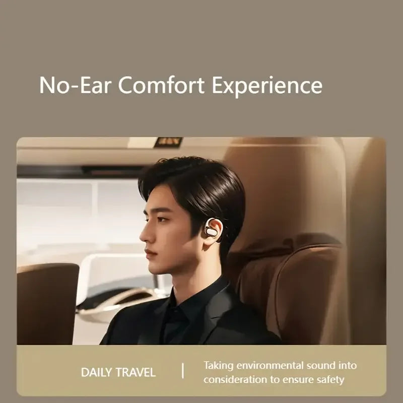AI Translation Bluetooth Earphones — HD Audio, LED Battery Display, Touch Control & Charging Case for Sports & Commuting