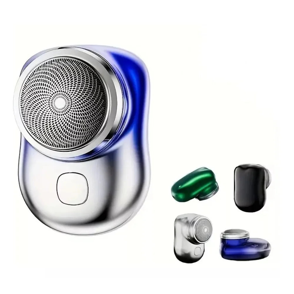 Mini Portable Rechargeable USB Washable Electric Shaver Pocket Beard Trimmer for Men