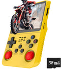 Retro Handheld Game Console 3.5-Inch (8.9 cm) IPS Screen Linux Portable Player, 15,000+ Games, Dual 3D Joysticks, USB-C